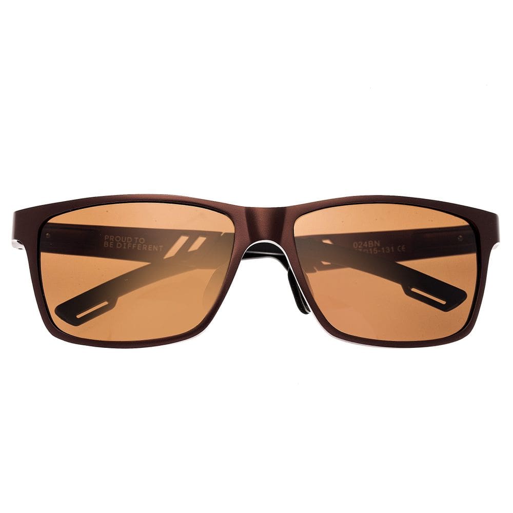 Óculos de sol BREED Pyxis Titanium Brown/Brown Lens