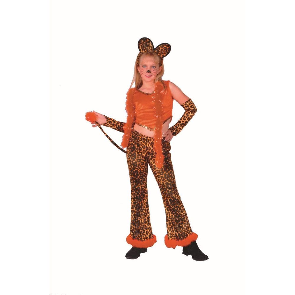 Fantasia RG Costumes Boys Rock Star Leopard Tamanho L