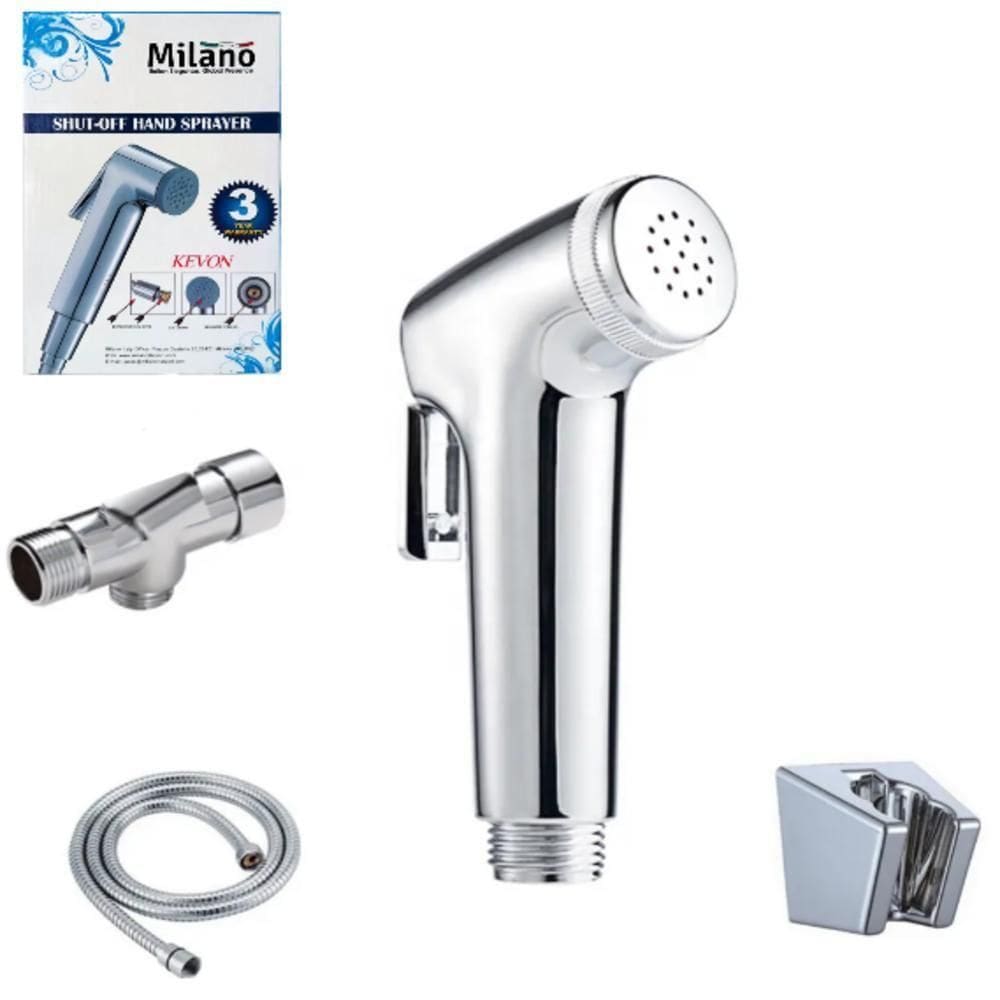 Ducha Higienica Torneira Esguicho Aluminio Duchinha Com Registro Banheiro Chuveirinho Privada Luxo