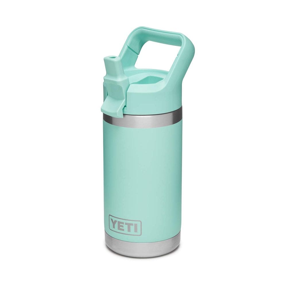 Garrafa YETI Rambler Jr. Espuma do mar para crianças 350 ml com tampa de palha