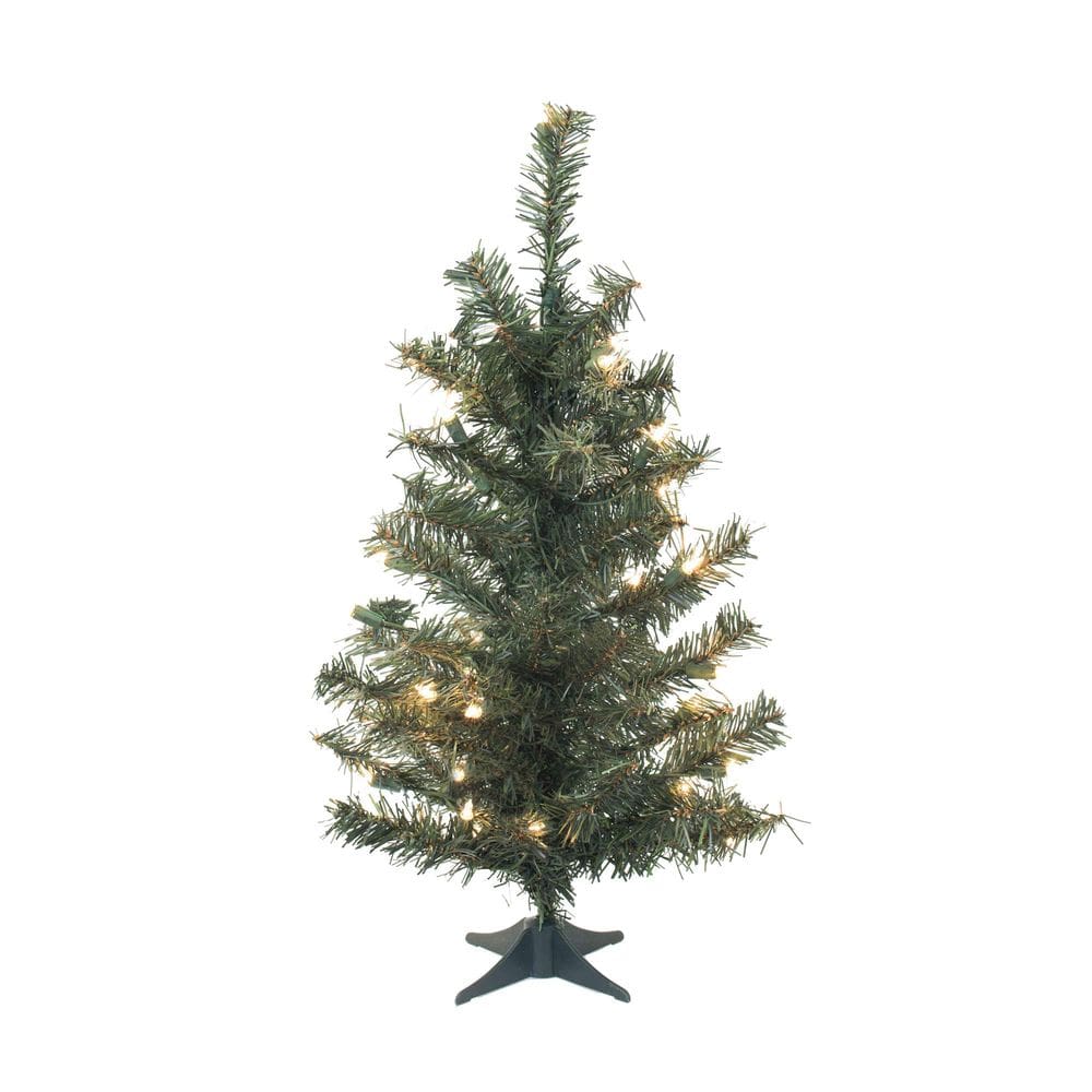 Árvore artificial Vickerman de 61 cm de pinho com várias luzes LED