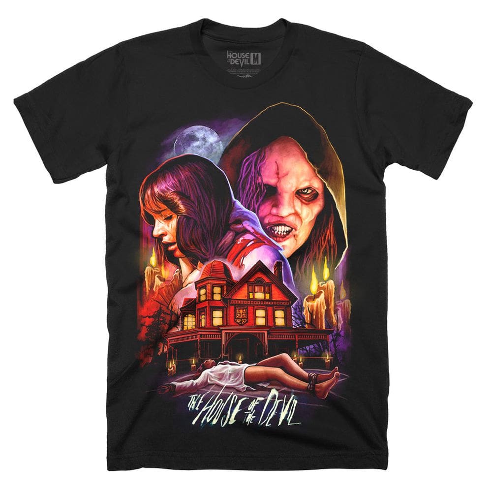 Camiseta ROCKINSTONE A Casa do Diabo Halloween 2025