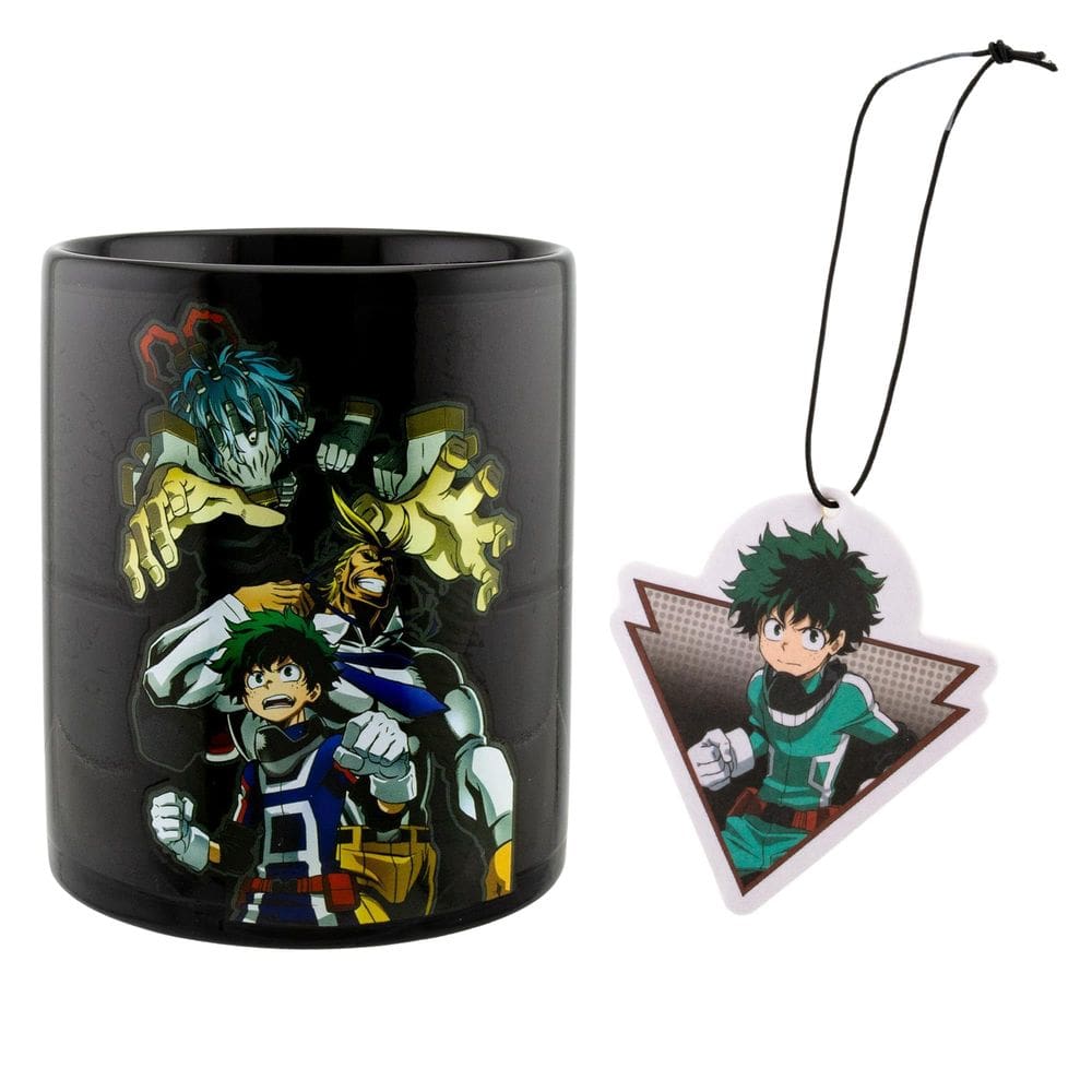 Caneca JUST FUNKY My Hero Academia Heat Change 325 ml com purificador de ar