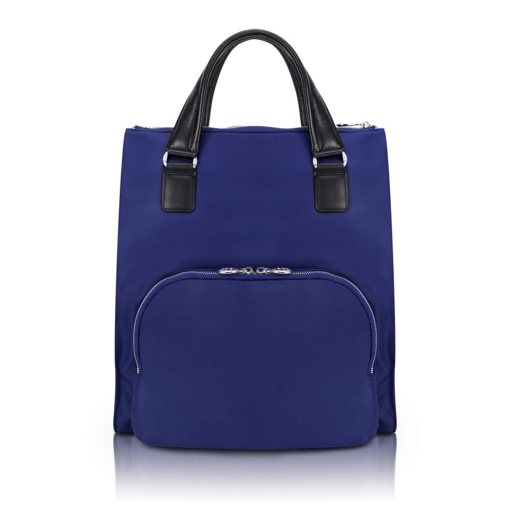 Bolsa McKlein SOFIA 3 em 1 de nylon conversível azul marinho
