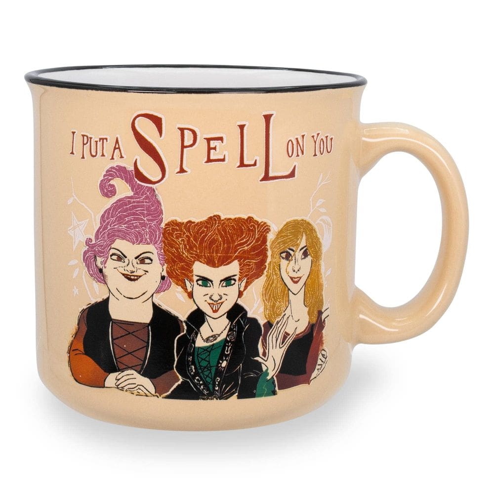 Caneca Camper de cerâmica Disney Hocus Pocus Put A Spell On You 600ml