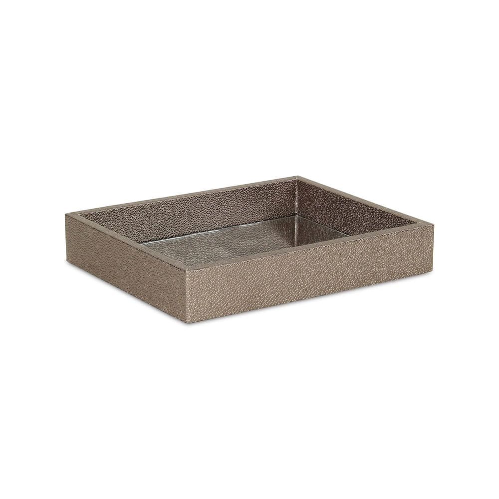 Bandeja FP-3987RG de Tray Cheung con Espejo Interior en Gris Shagreen