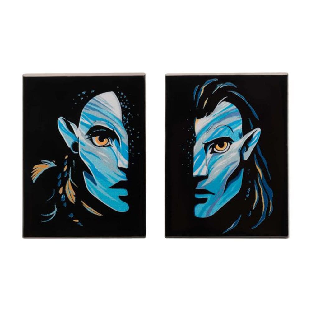 Conjunto de pinos Disney`s Avatar 2 O Caminho da Água Neytiri e Jake