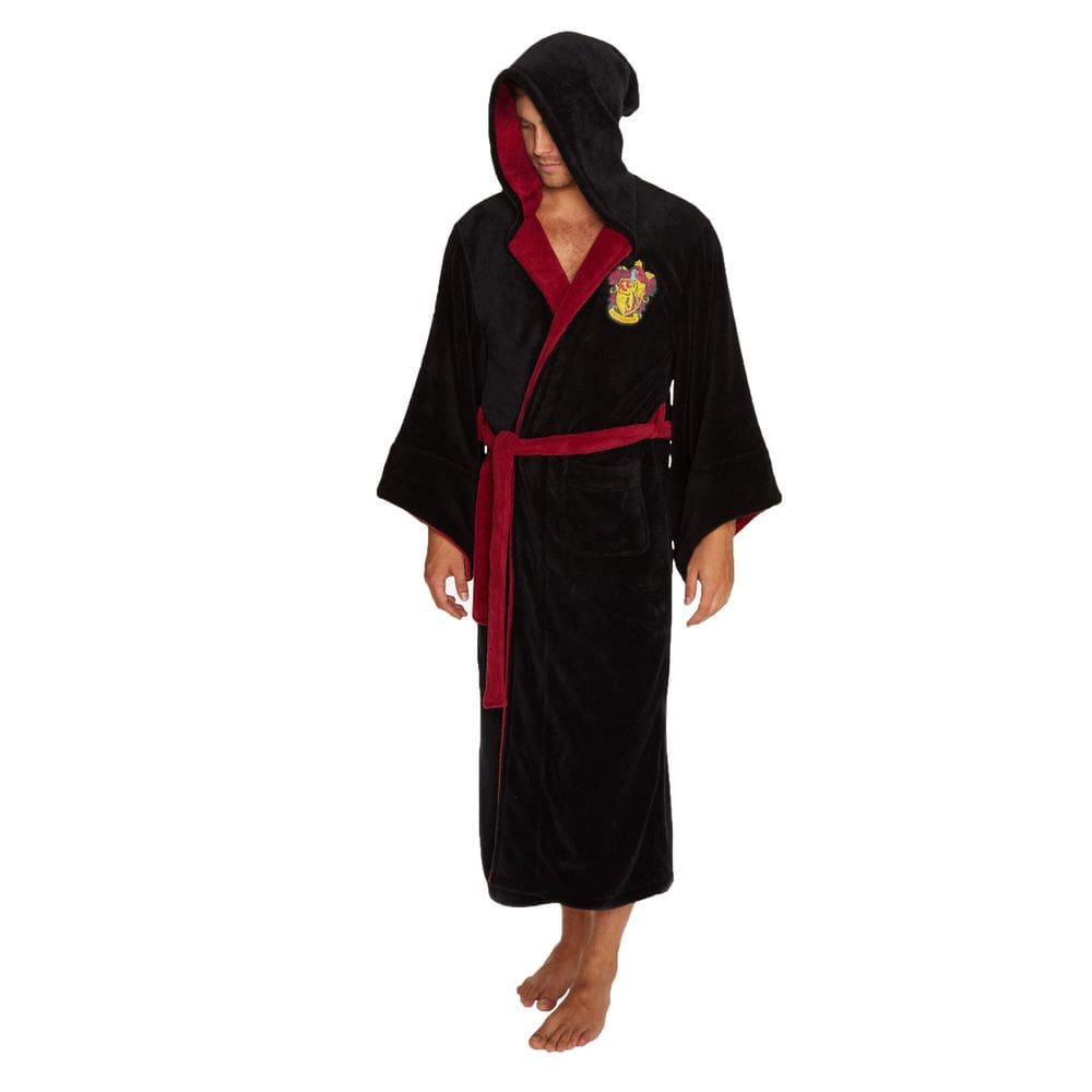 Roupão Harry Potter Gryffindor com capuz para adultos