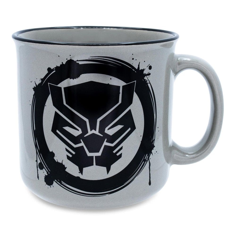 Caneca de cerâmica prateada Buffalo Marvel Comics Black Panther 590ml