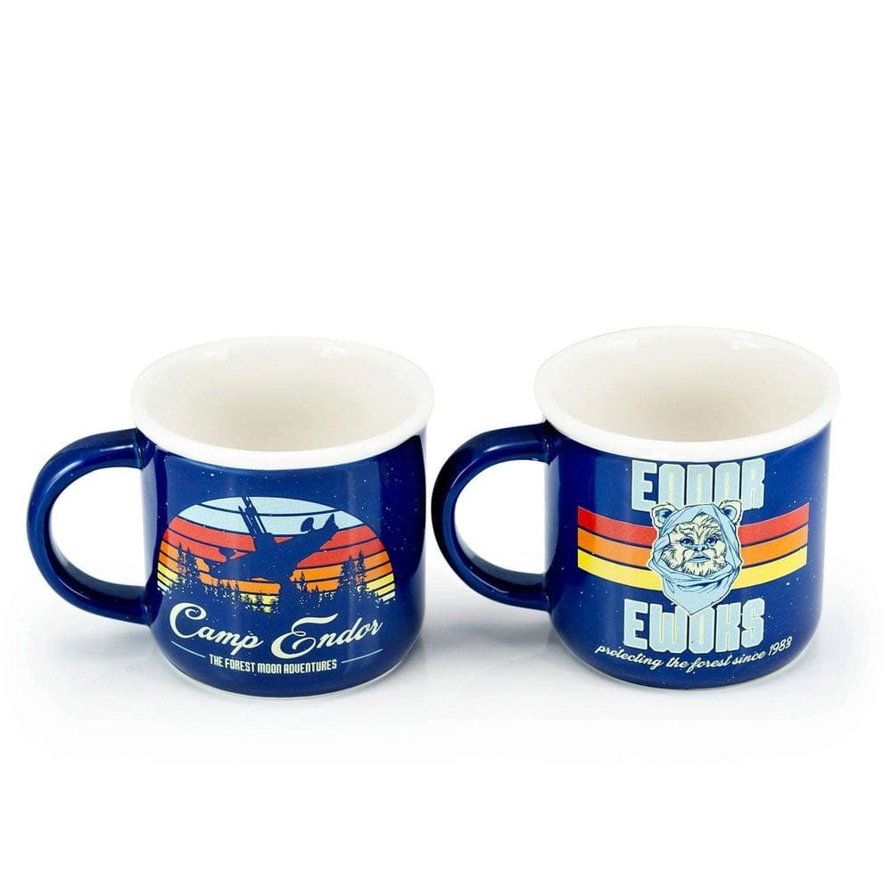 Canecas STAR WARS Camp Endor Retro Style Ewok Forest, conjunto de 2