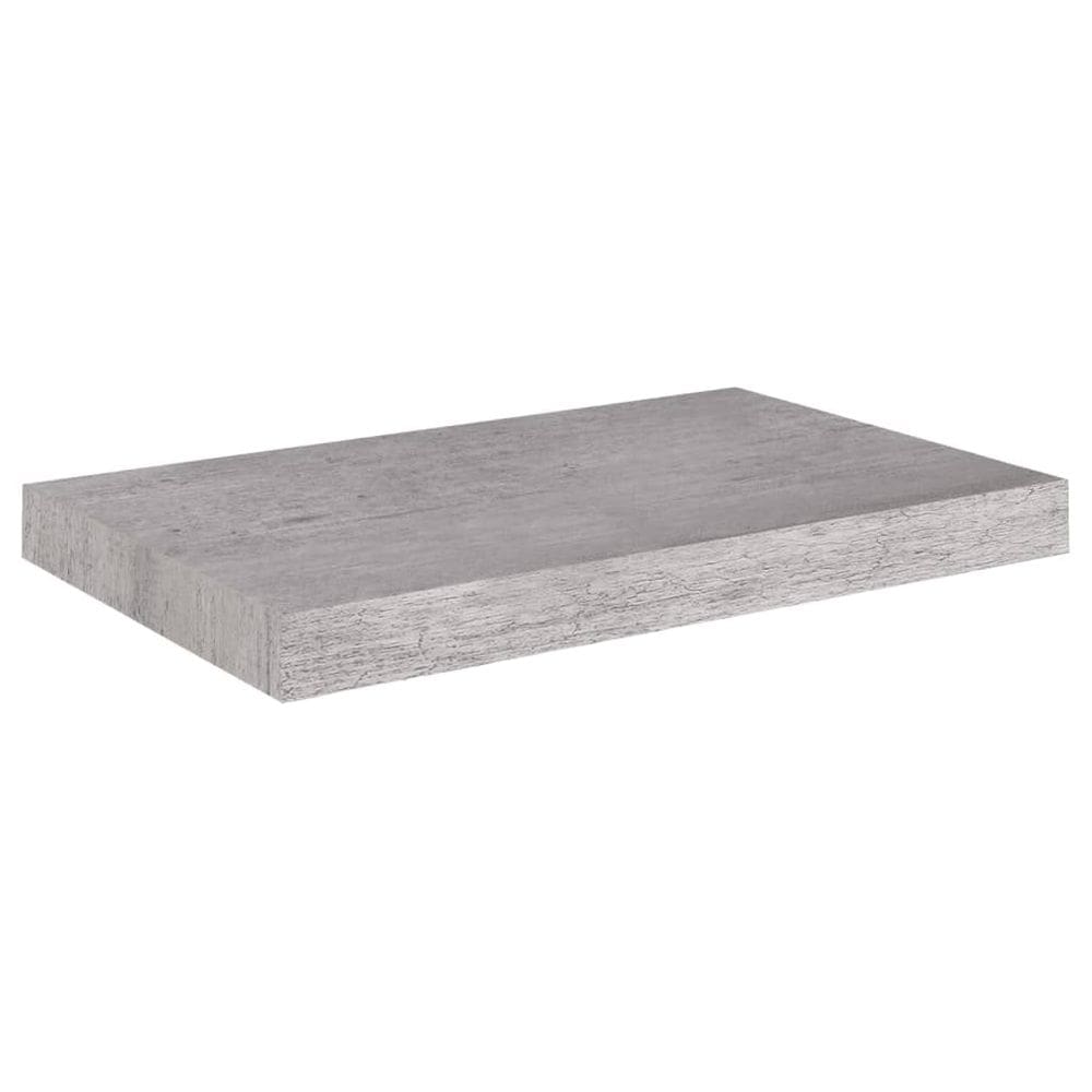 Prateleira de parede vidaXL Concrete Grey 50x23x4cm MDF Metal