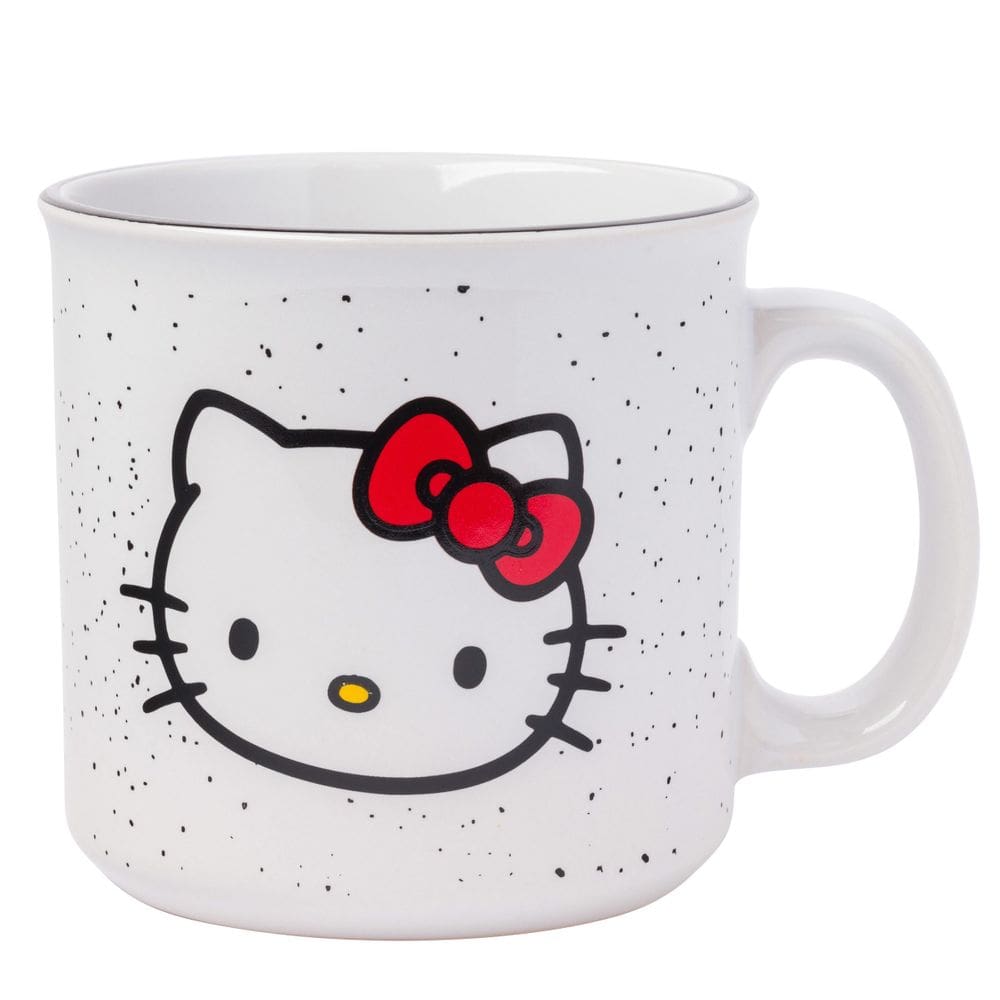 Caneca Camper de cerâmica Silver Buffalo Sanrio Hello Kitty 600ml