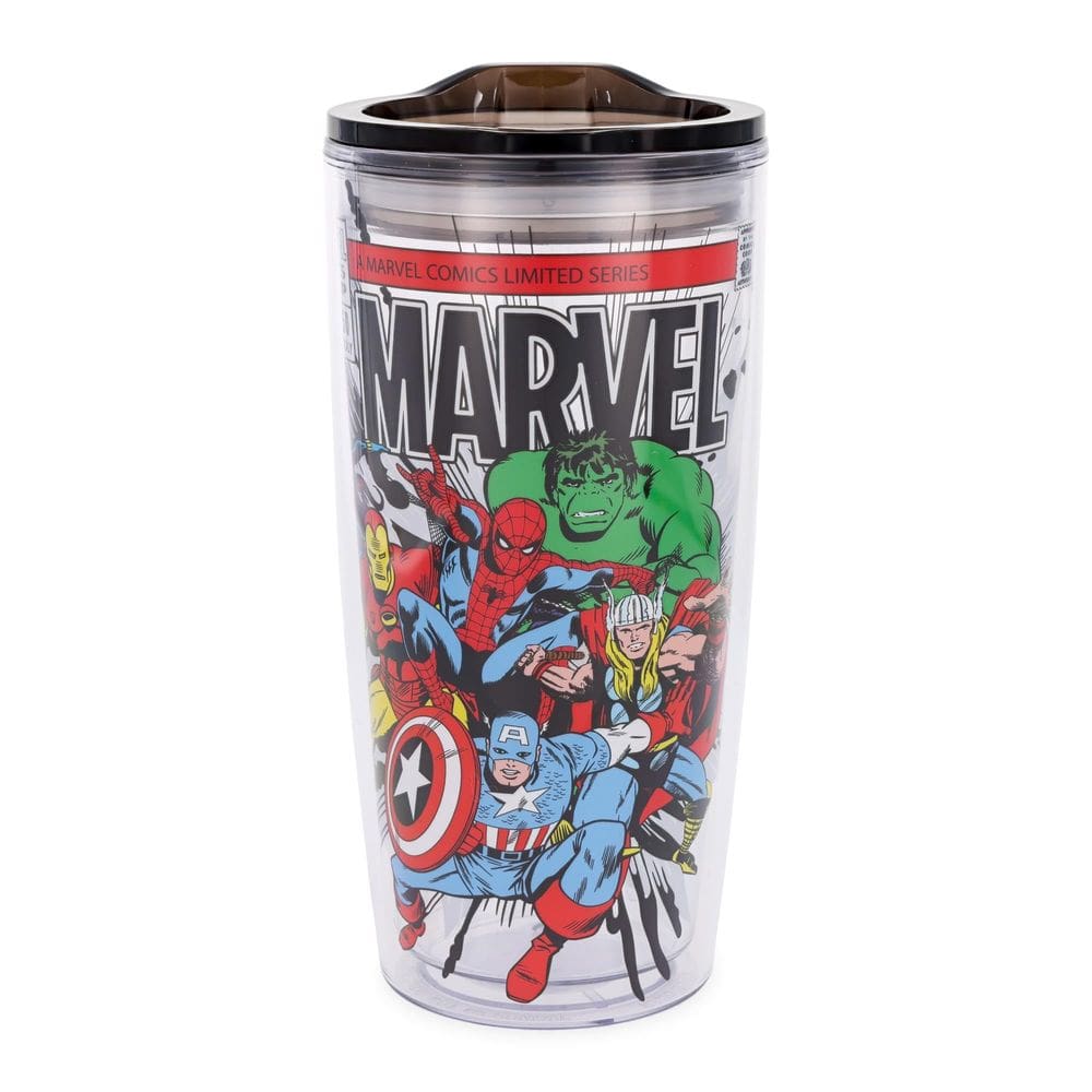 Copo de viagem Silver Buffalo Marvel Avengers 600ml