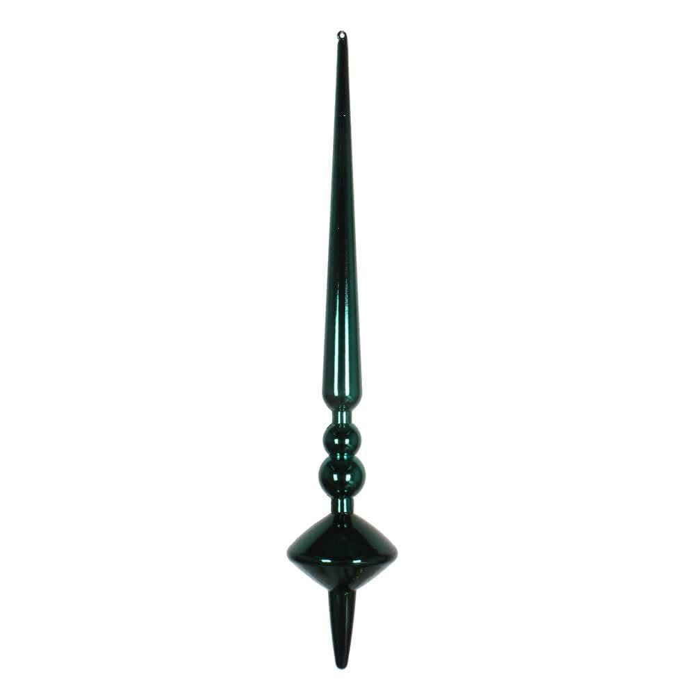 Enfeite de Natal Vickerman 30 cm Sea Blue Shiny, pacote com 3
