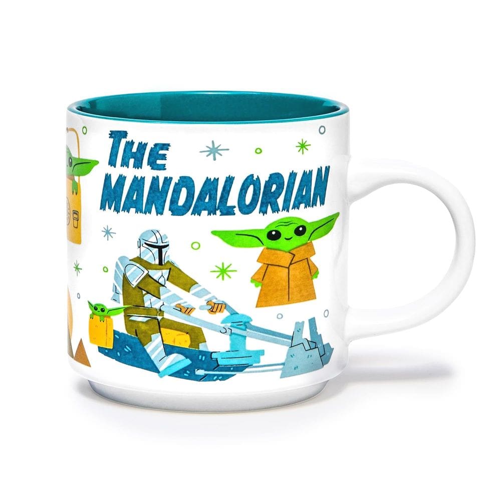 Caneca Silver Buffalo Star Wars The Mandalorian Grogu 390 ml