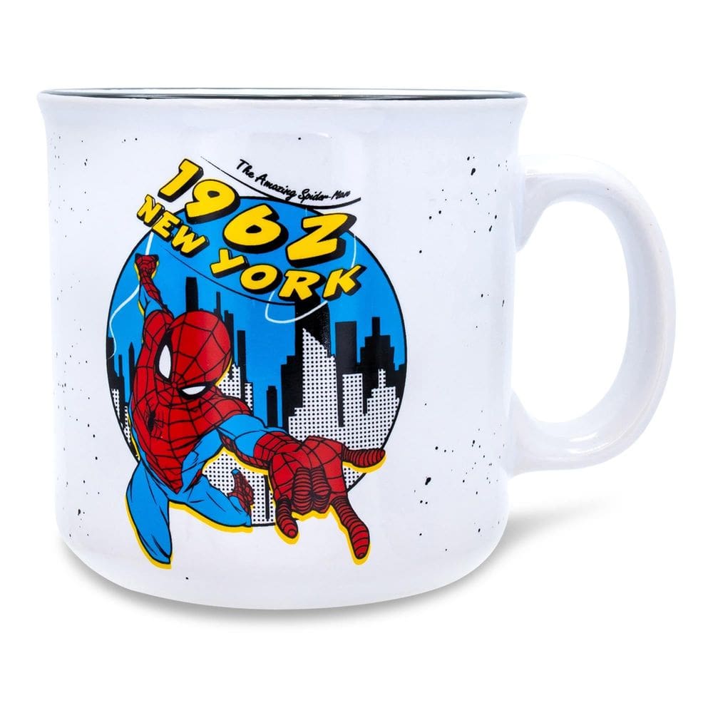 Caneca Camper Silver Buffalo Marvel Comics Homem-Aranha 1962