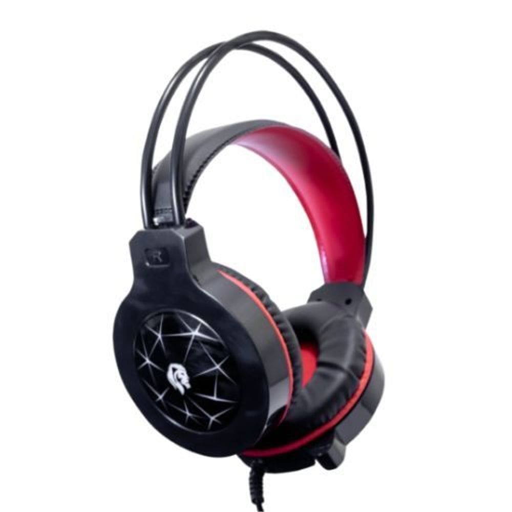 Headset Hayom Gamer HF2200 Preto e Vermelho