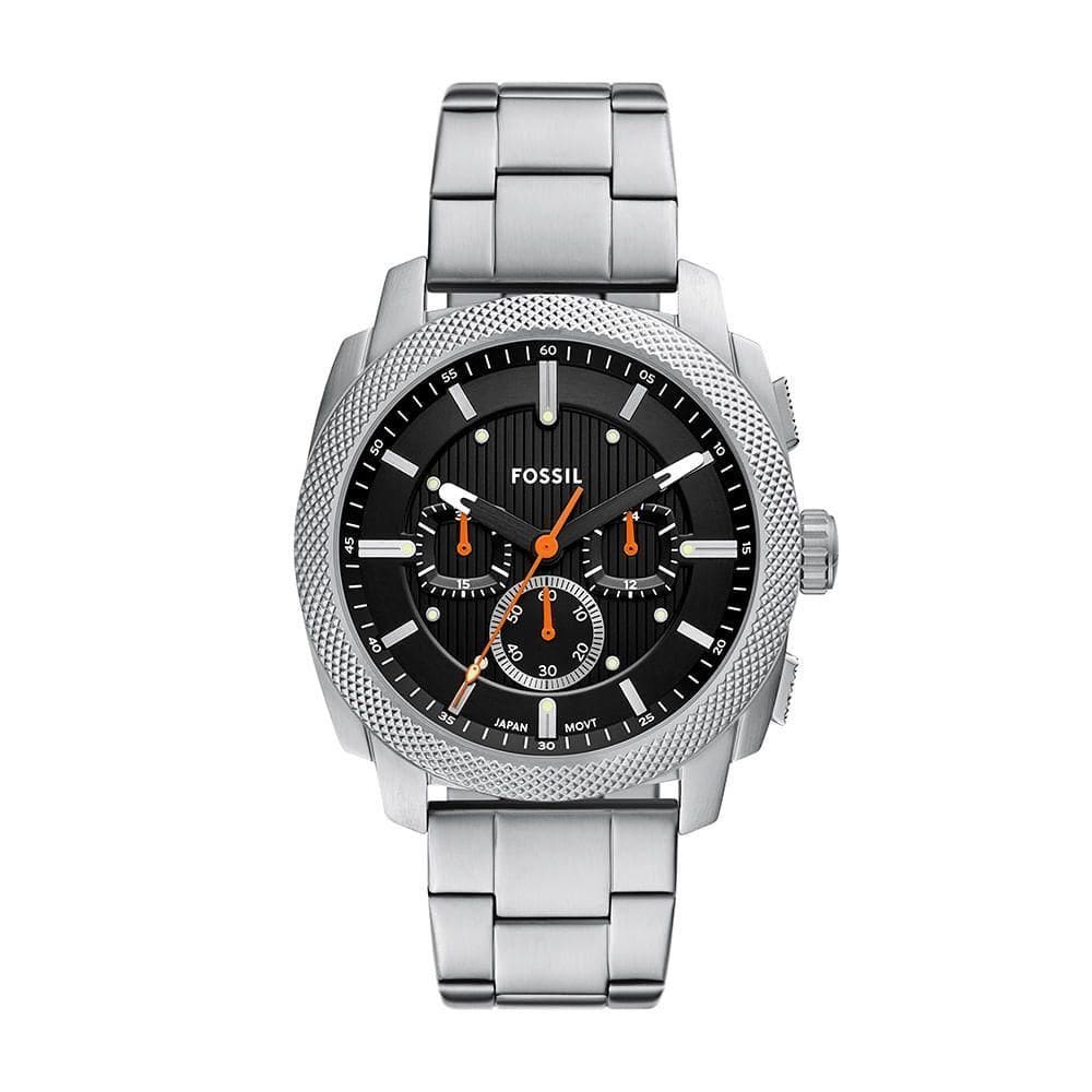Relógio Fossil Masculino Machine Dourado - Fs6095-1pn