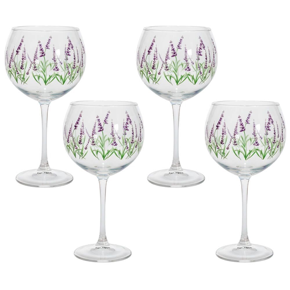 Jogo de Taças de Gin Blow Lavanda 630ml 4 peças - Hauskraft
