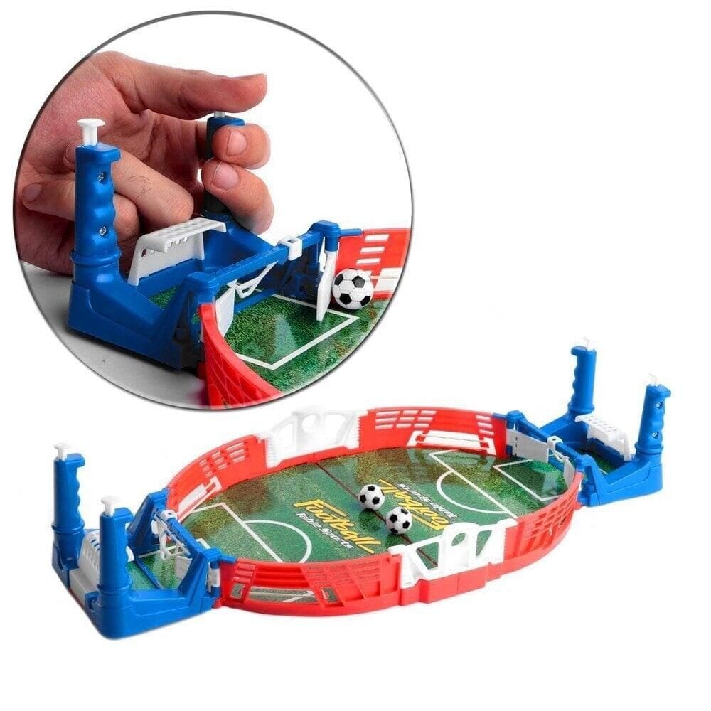 Jogo Mini Futebol Portátil com Lançador - Tudo em Caixa