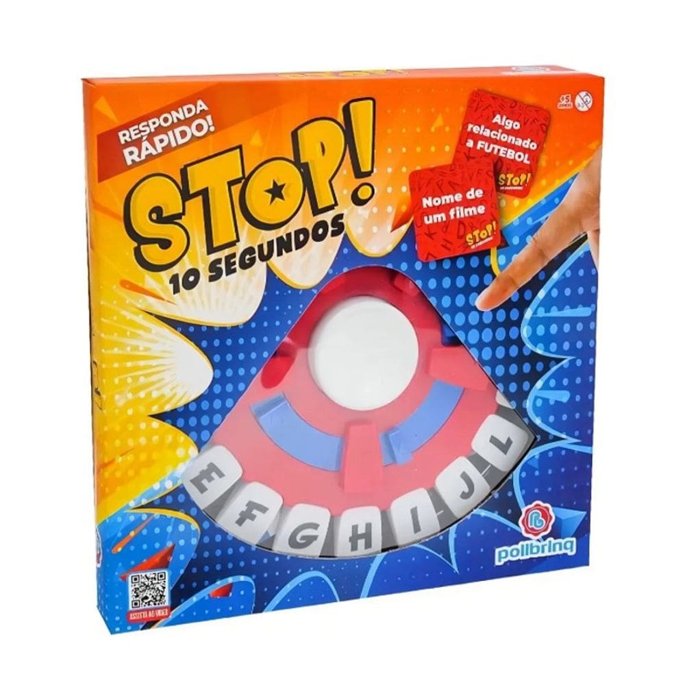 Jogo Recreativo Stop 10 Segundos - POLIBRINQ