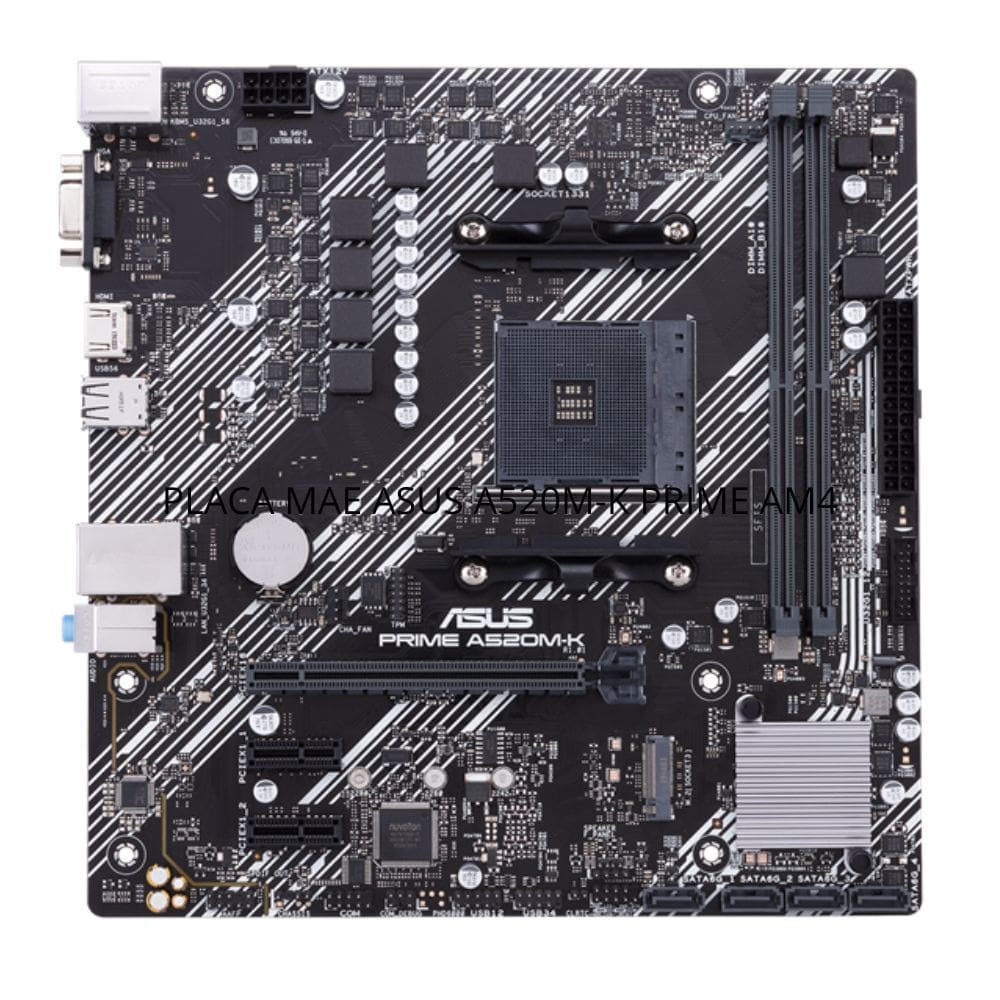 Placa Mae Asus Prime A520M-K Prime AM4