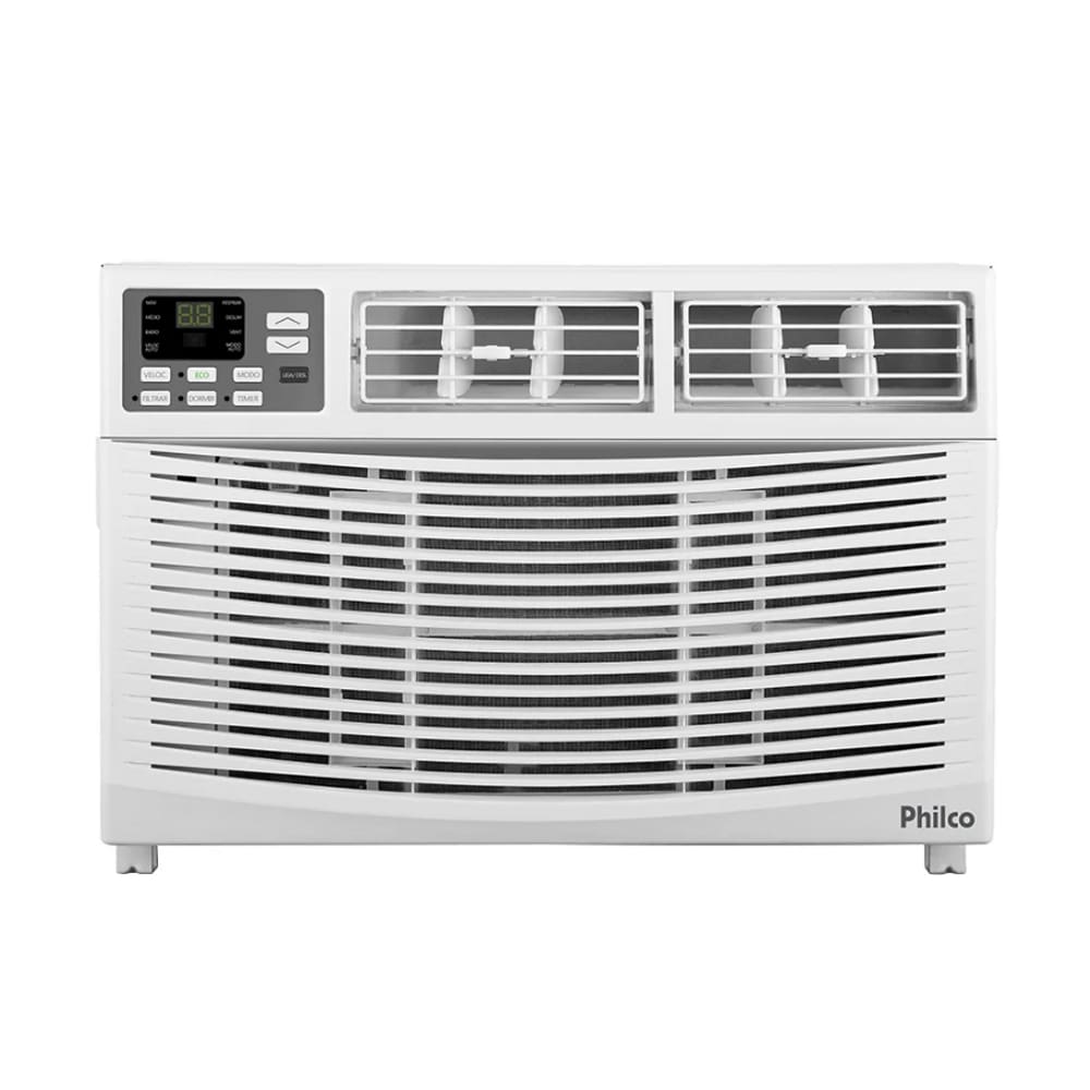 Ar Condicionado Janela Philco Paj7fh 7.500 Btus Timer Eco Serpentina de Cobre Frio Branco