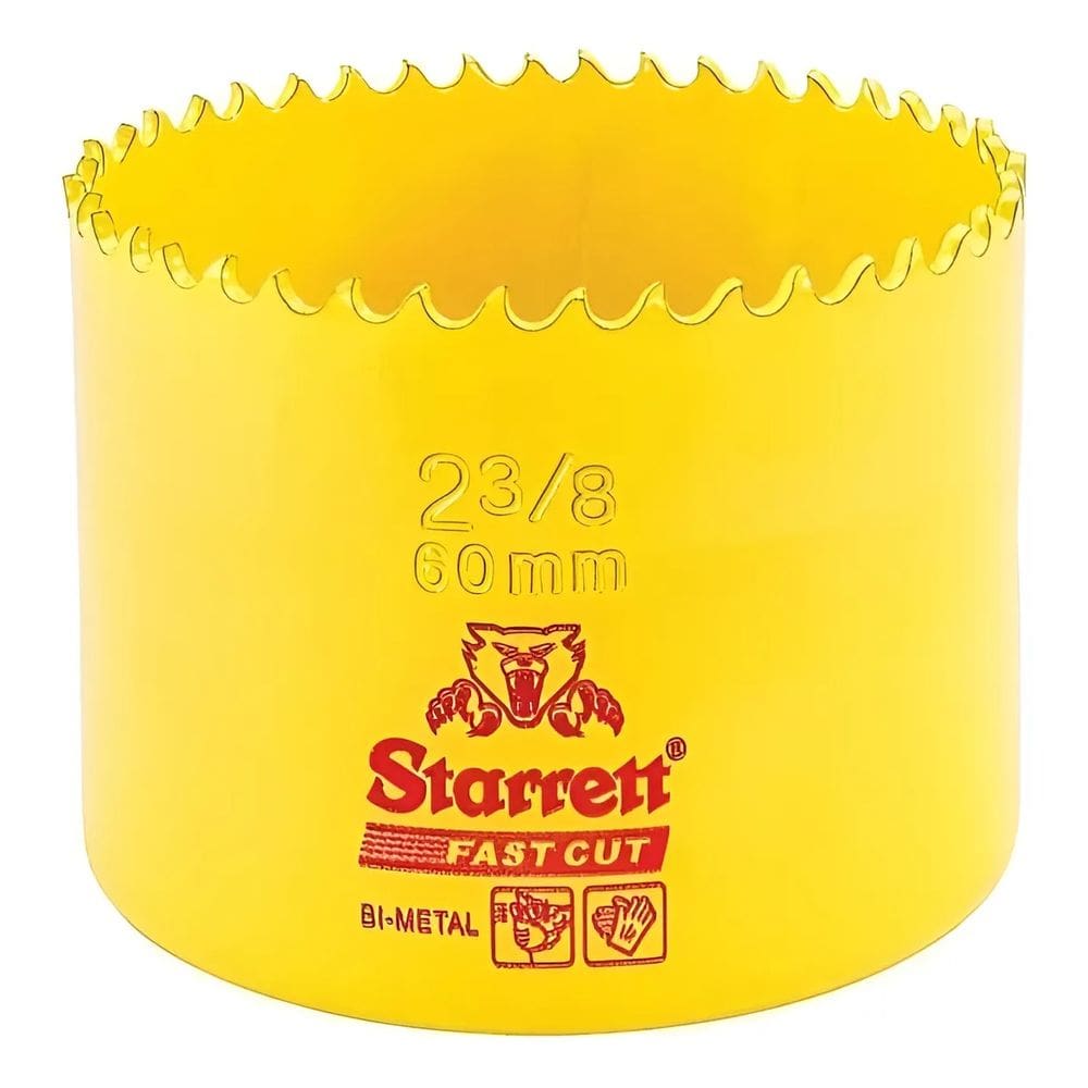 Serra Copo 60mm 2.3/8`` P/ Metal Fast Cut Starrett Fch0238g