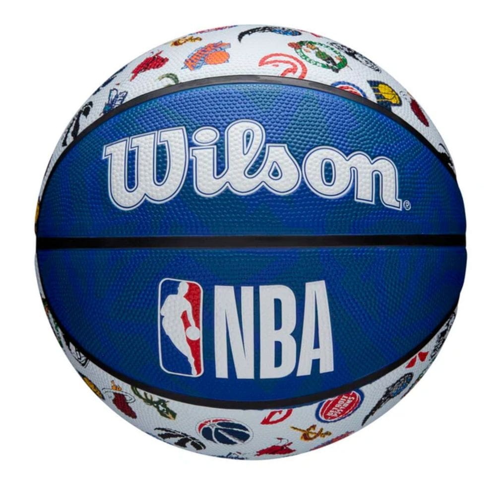 Bola de Basquete Tamanho 7 NBA All Team Treinos Quadra Externa Resistente Wilson