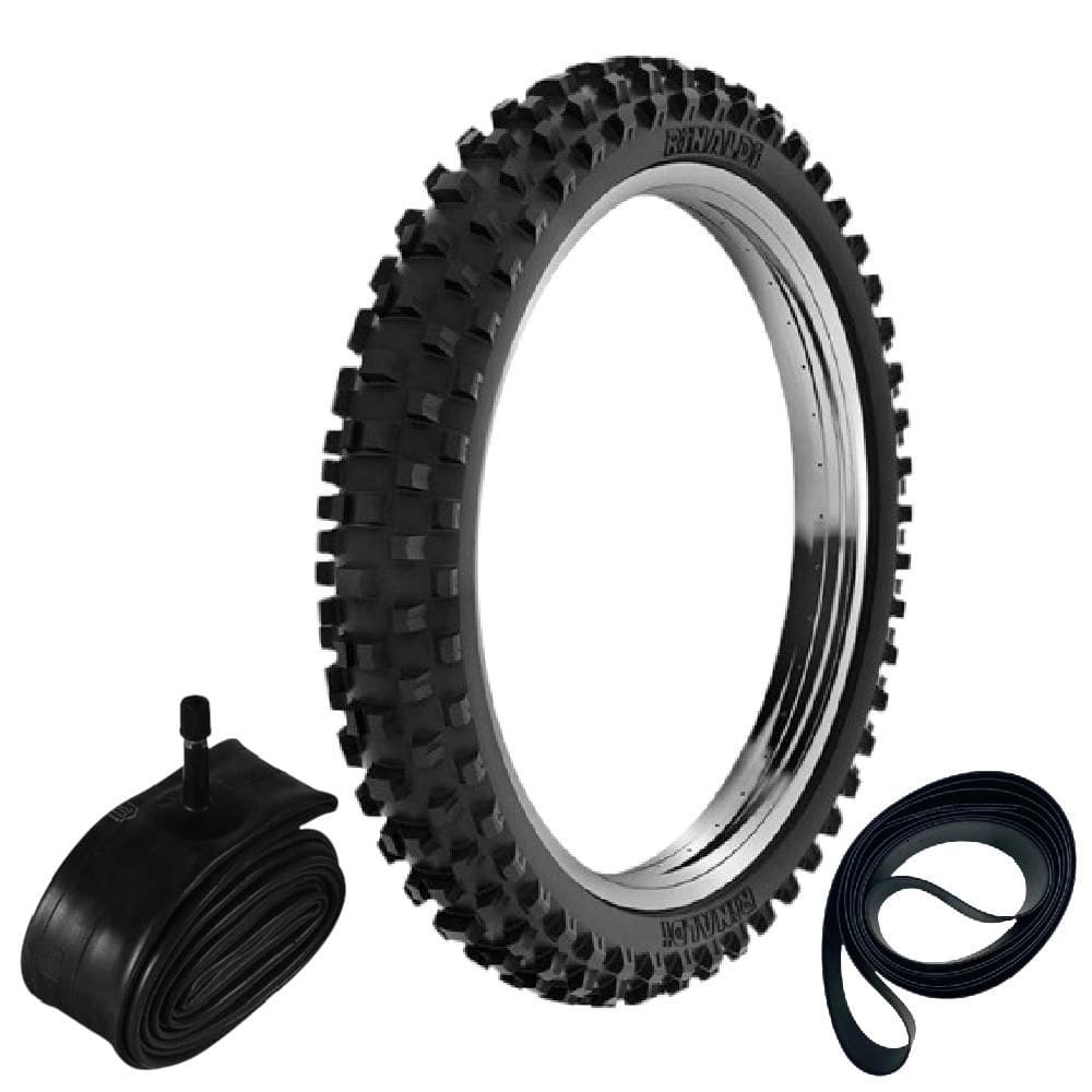 Kit Pneu Xtz 150 Xre 190 Bros 150 90/90-19 52m Dianteiro Sh31 Rinaldi + Camara + Cinta