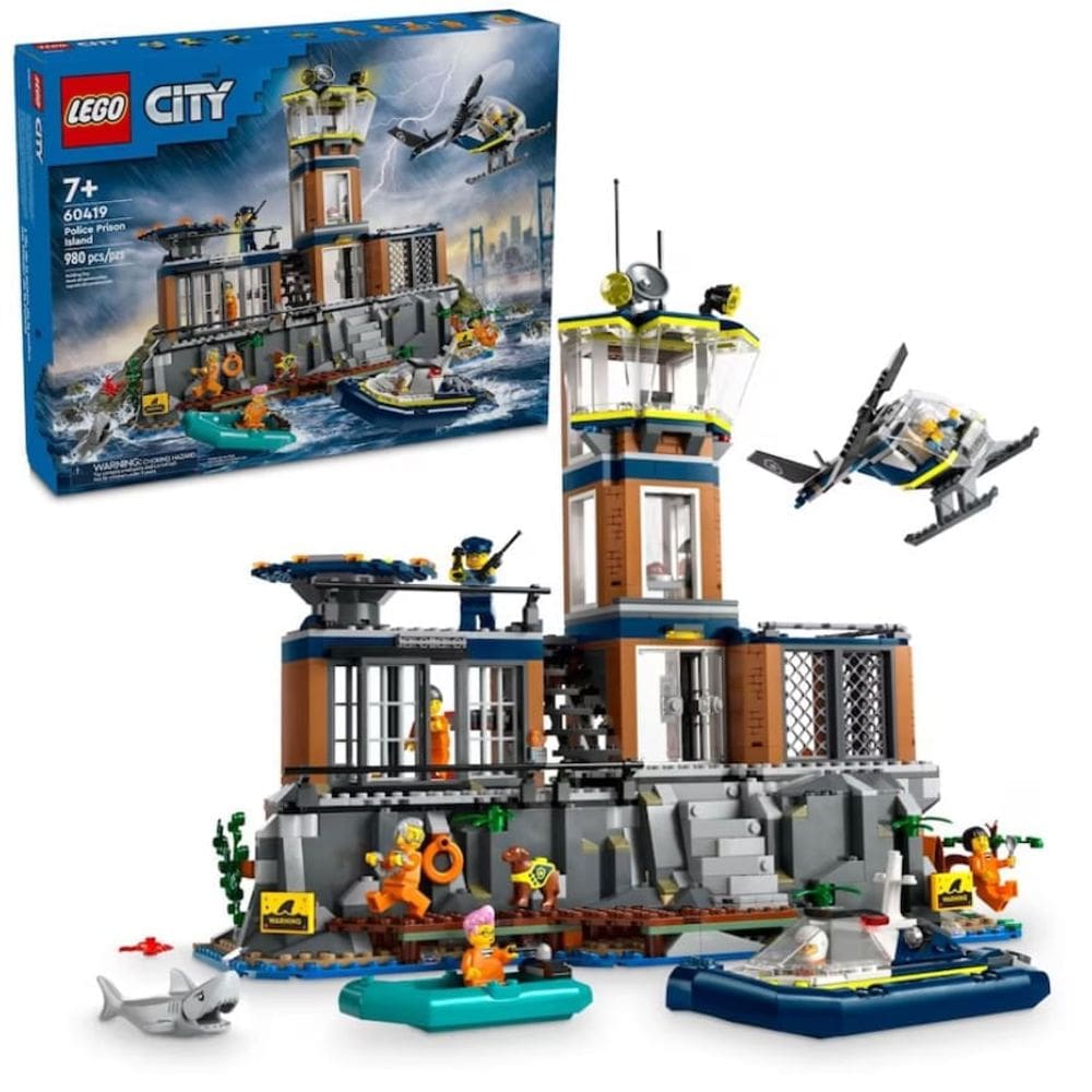 Blocos de Montar - Ilha da Prisao da Policia LEGO DO BRASIL