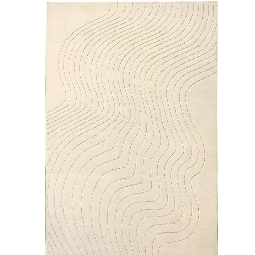 Tapete 200x300 Movimentos Curvas Snow Tapete São Carlos Curvas Snow