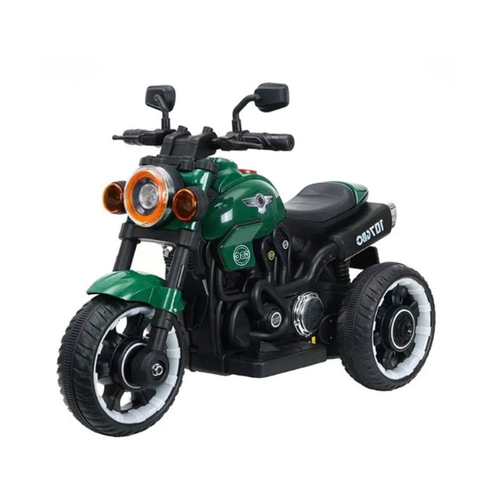 Mini Moto Elétrica Infantil Verde - SHINY TOYS