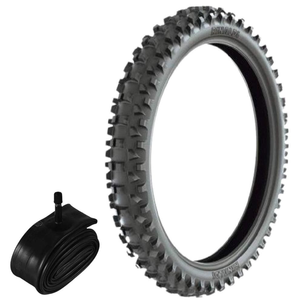 Kit Pneu Trilha Cross Ttr 125 Crf 150 70/100-19 42m Rs47 Rinaldi + Camara