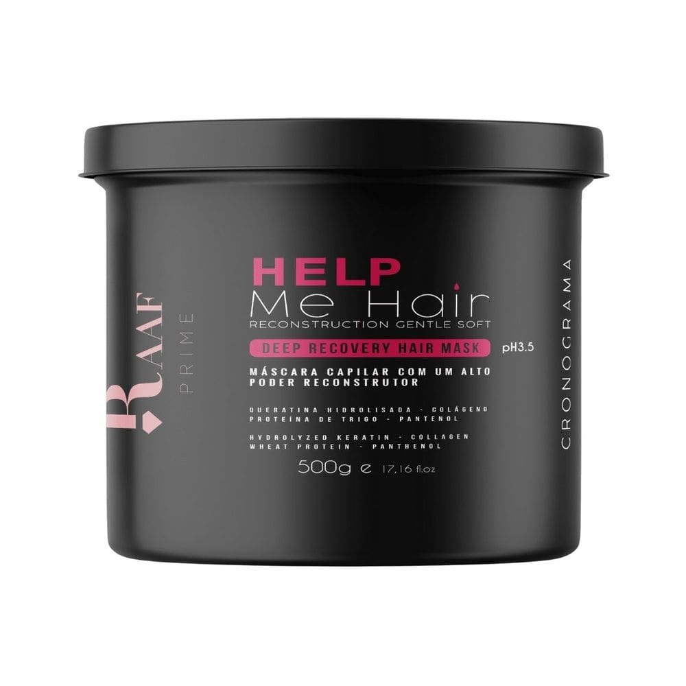 Máscara Capilar Reconstrução e Fortalecimento Help Me Hair Raaf Cosmetics - 500g