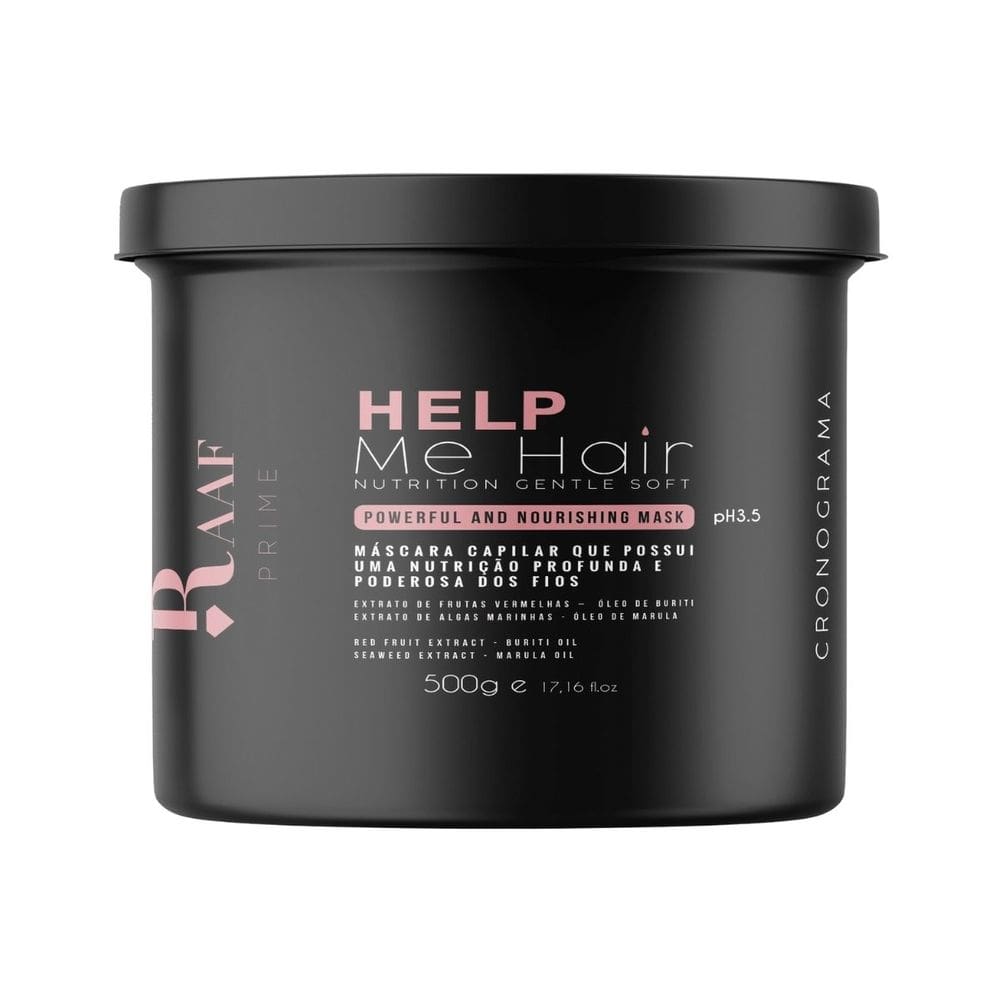 Máscara Capilar Nutrição Profunda Help Me Hair Raaf Cosmetics - 500g