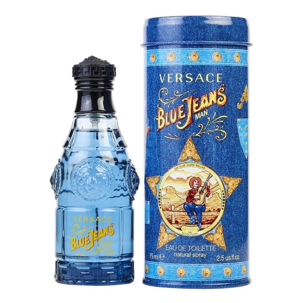 Perfume Masculino Versace Blue Jeans Eau De Toilette 75ml