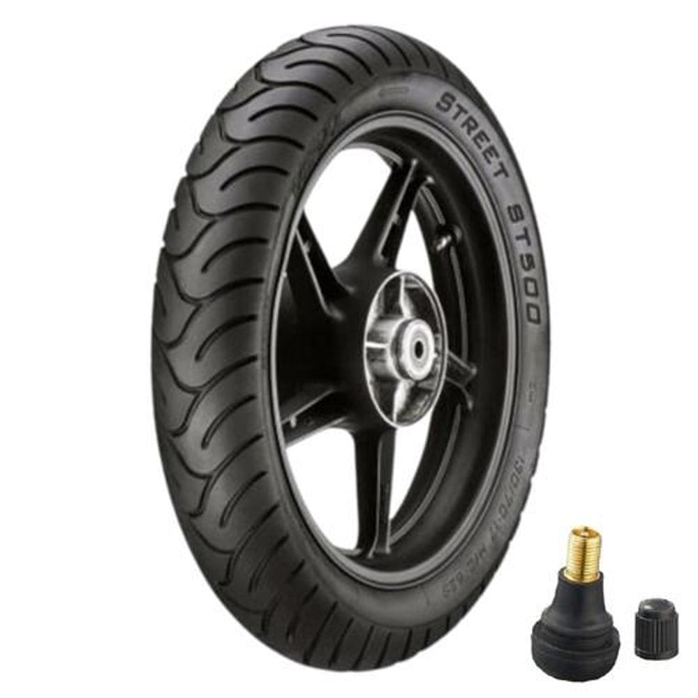 Pneu 120/70-14 Tubeless Traseiro St500 Vipal + Bico Tr412