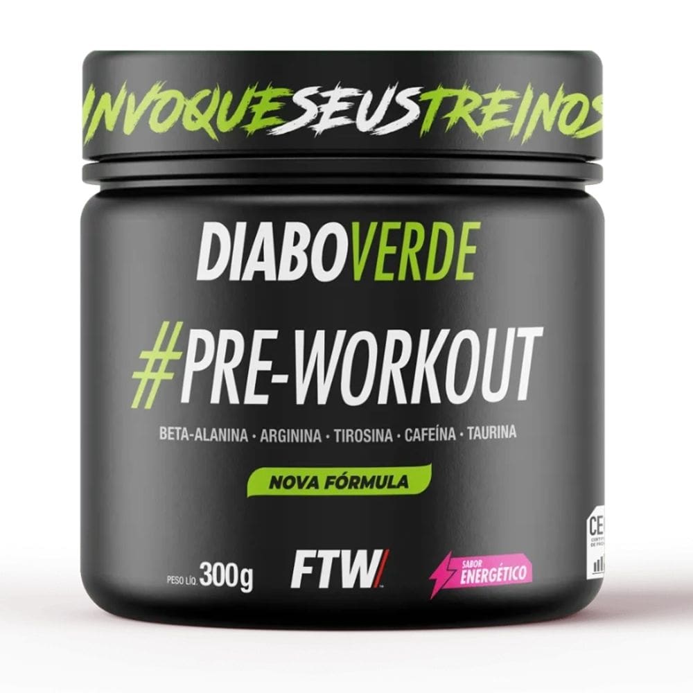 Pré-treino Diabo Verde Pre-Workout (300g) FTW