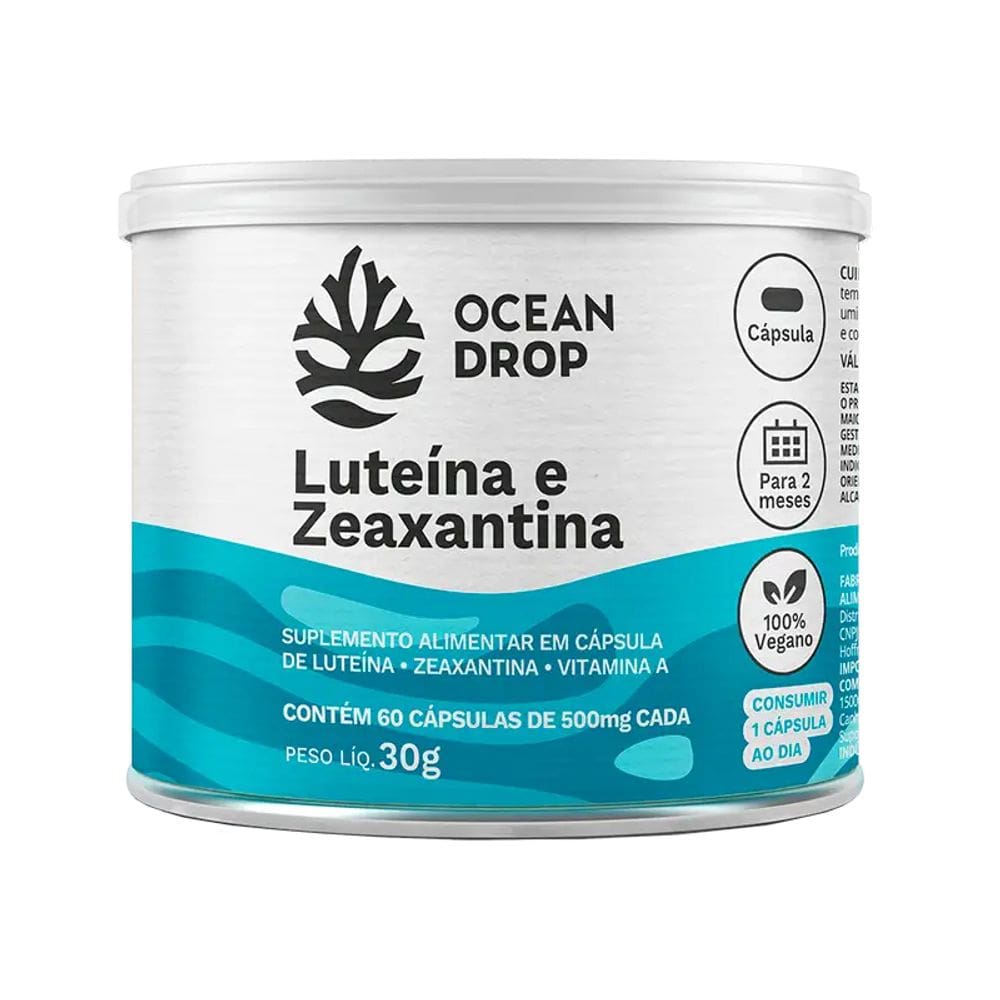 Luteína E Zeaxantina (60 Caps) Ocean Drop