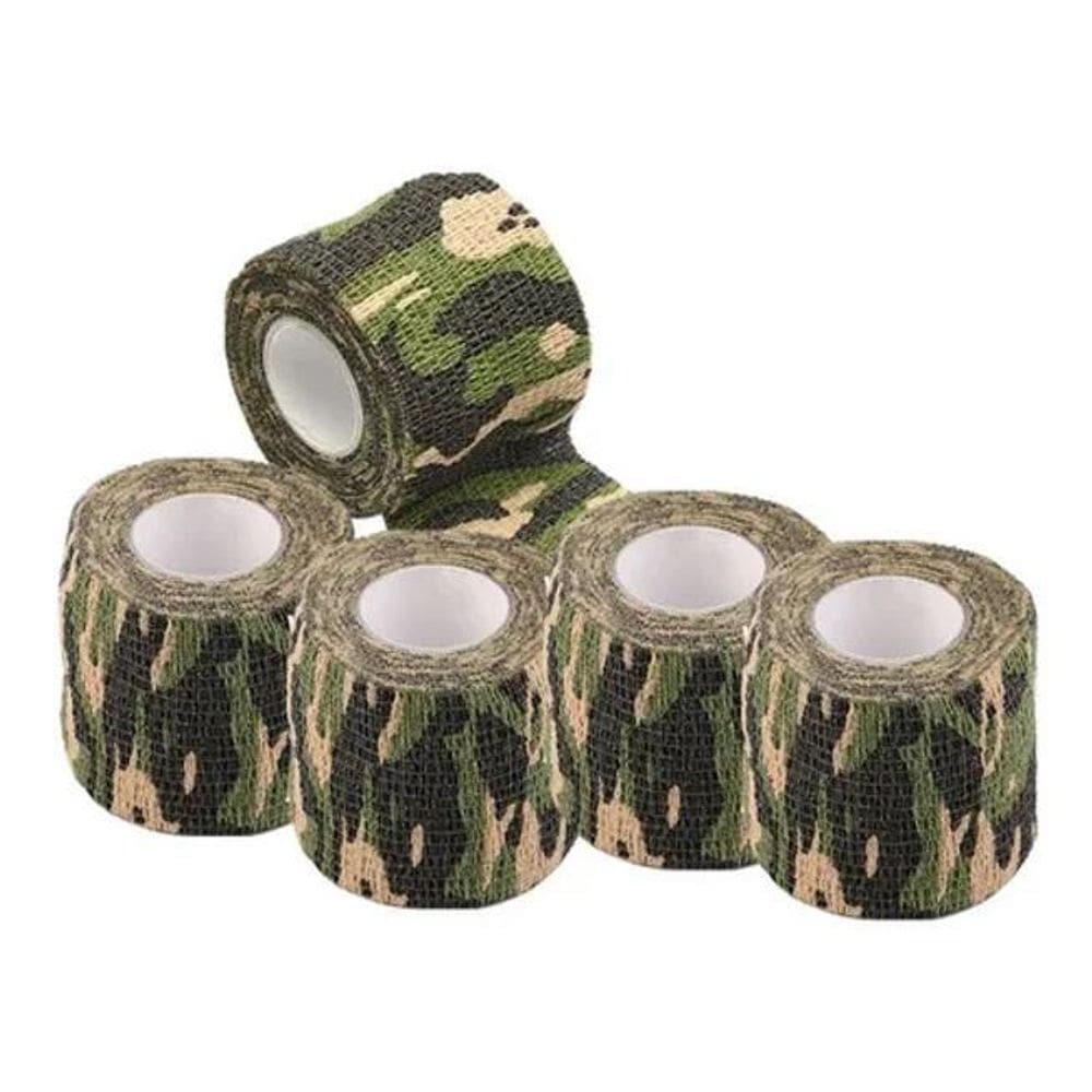 5Uni Bandagem Camuflada Elástica Paintball Proteção