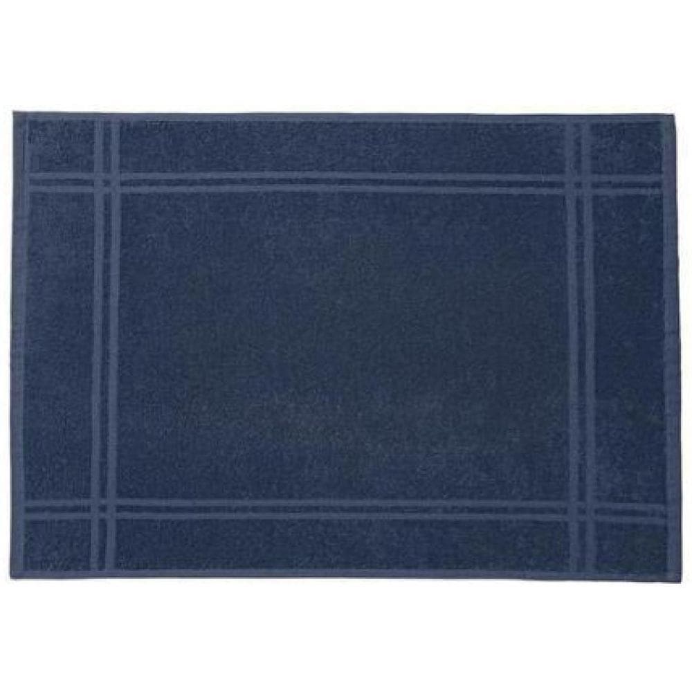 Toalha De Piso Felpudo Metrópole Marinho Naval - Karsten