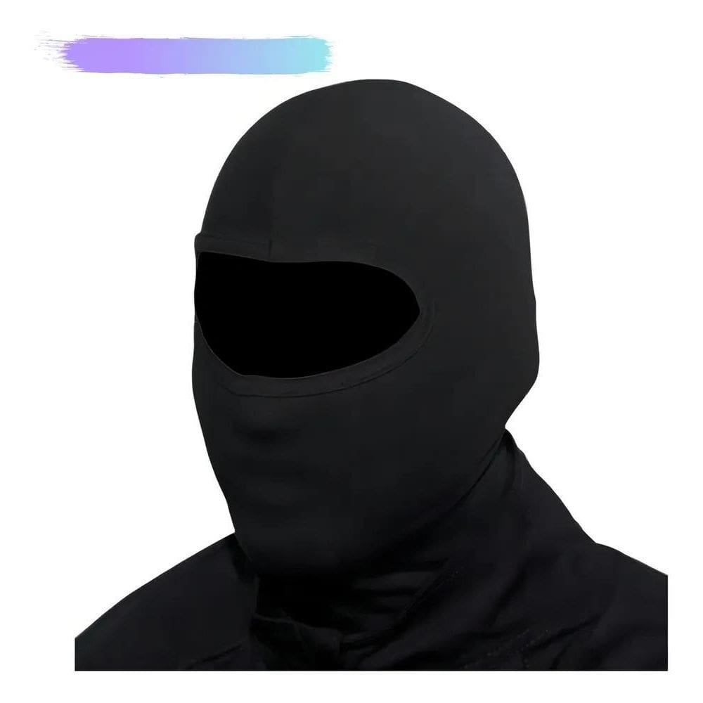 Touca Balaclava Ninja Proteção Térmica Uv50+ Tecido Flexível