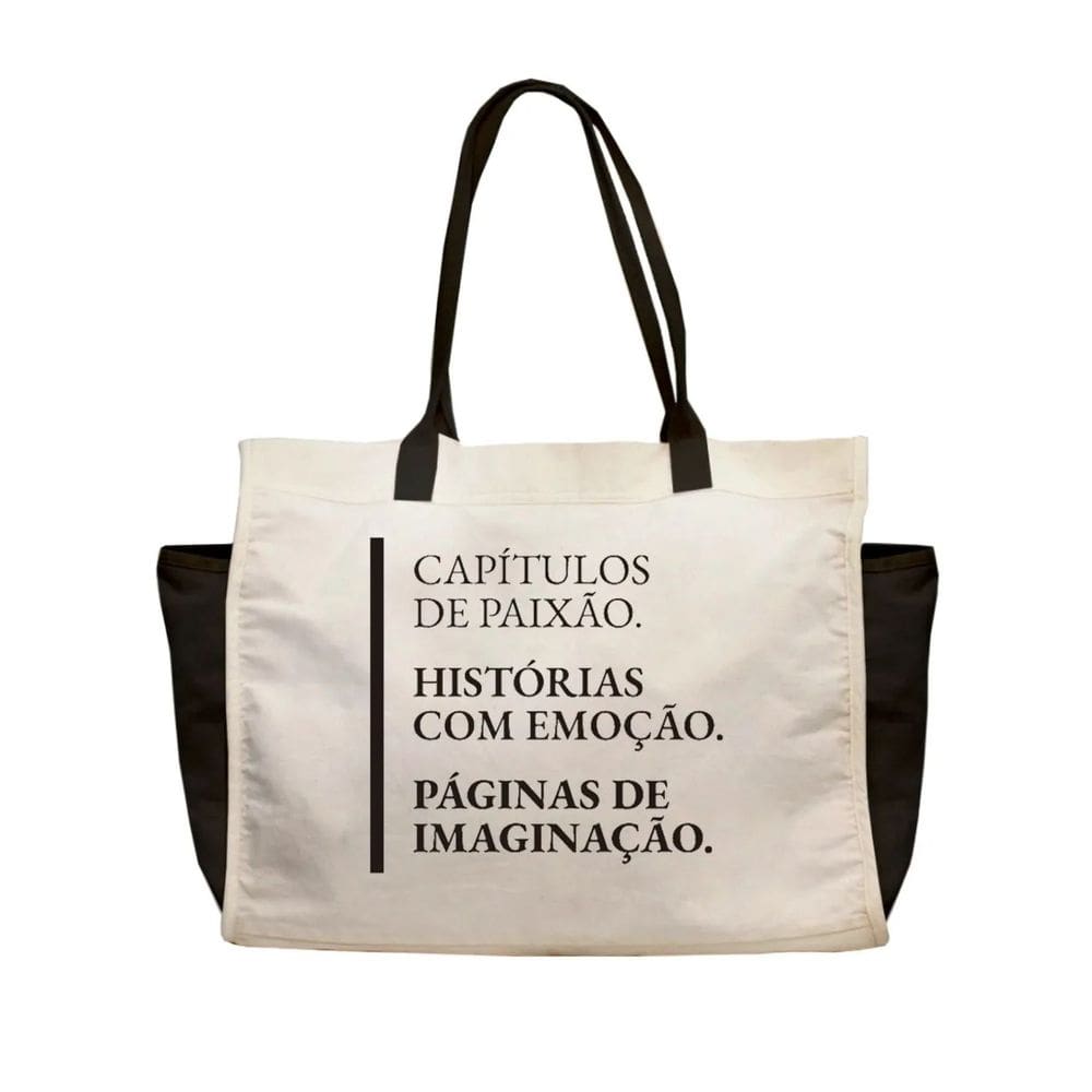 Ecobag grande big GG algodão ecológico sustentável bolsa cru ou preto ecobags escola necessaire presente natal amigo ocu