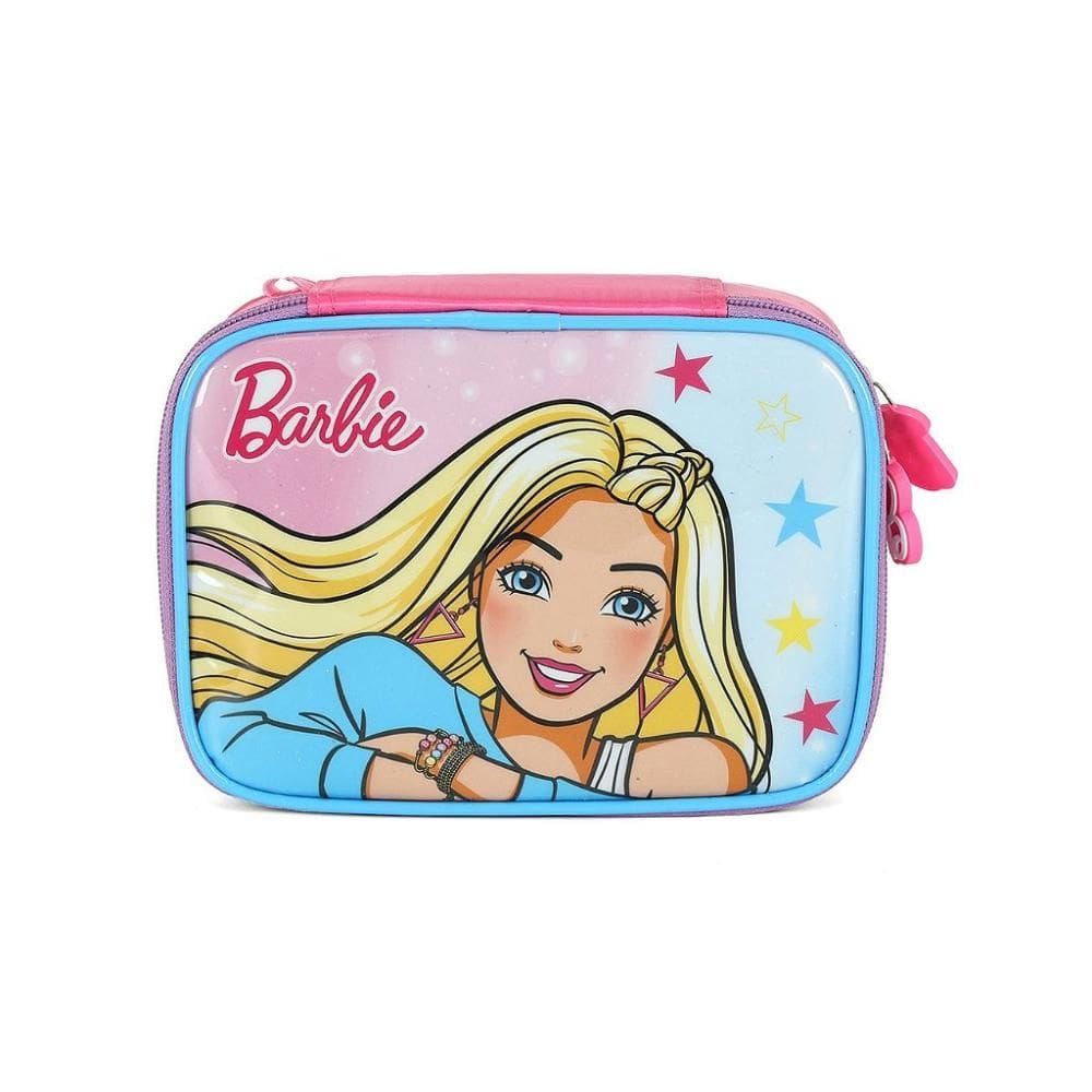 Estojo Box 100 Pens Luxcel Barbie Estrelas Azul
