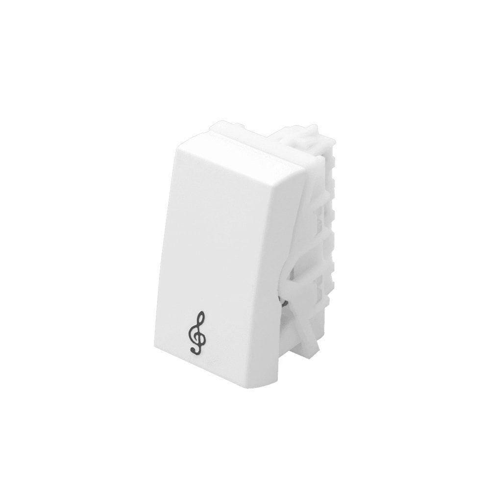 Módulo Pulsador Para Campainha Fame Modulare / Evidence / Blanc+ 16a Branco