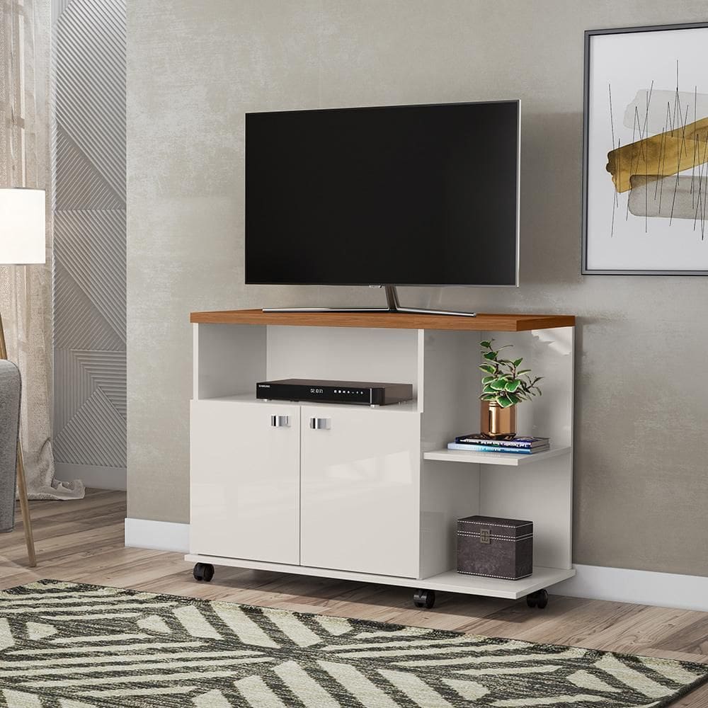 Rack Bancada TV Lisboa - Lukaliam Móveis - Até 32 40 42 50 Polegadas