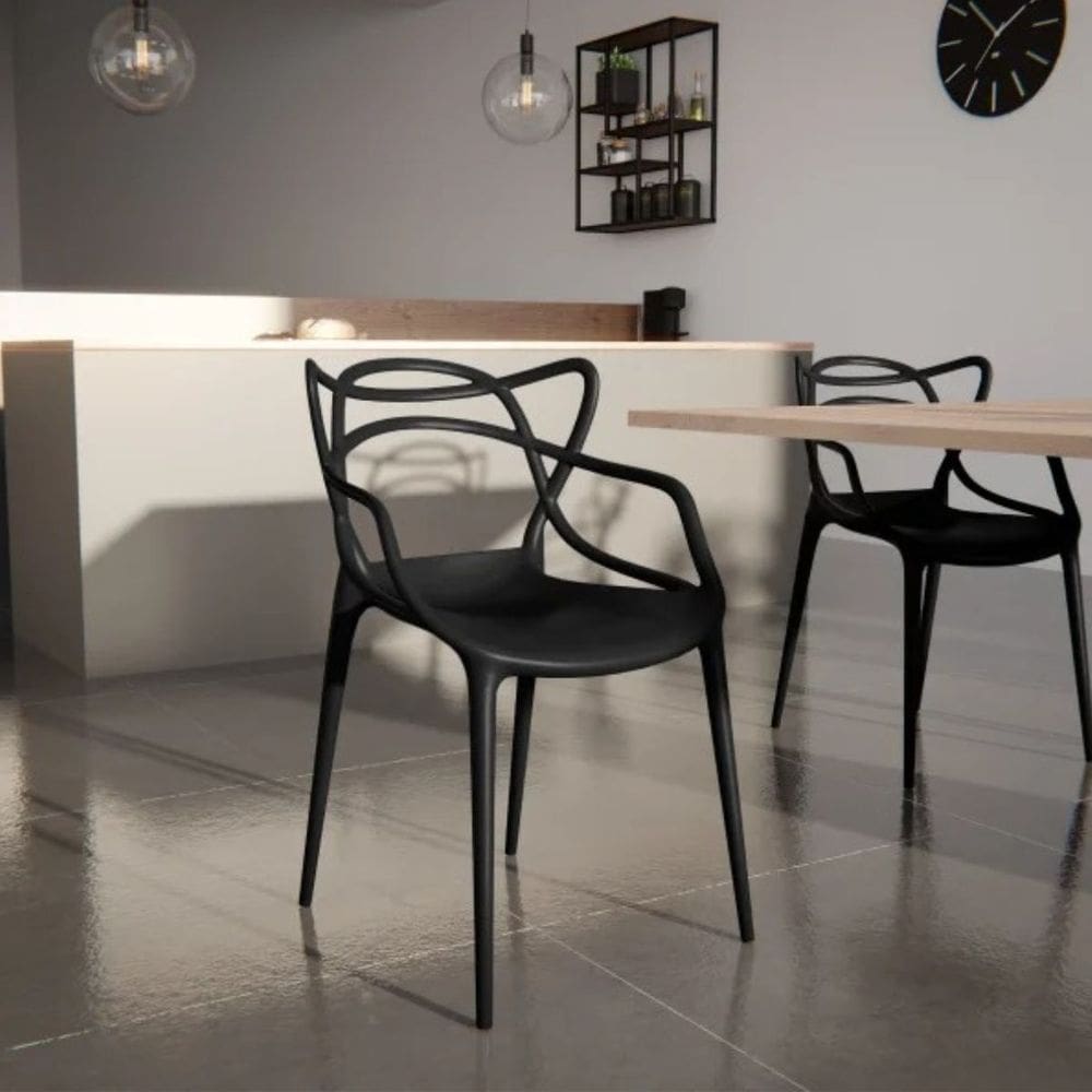 Kit 2 Cadeiras Leitura Empilhável Sala Jardim