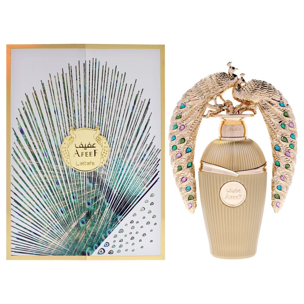 Perfume Lattafa Afeef EDP 100mL para unissex