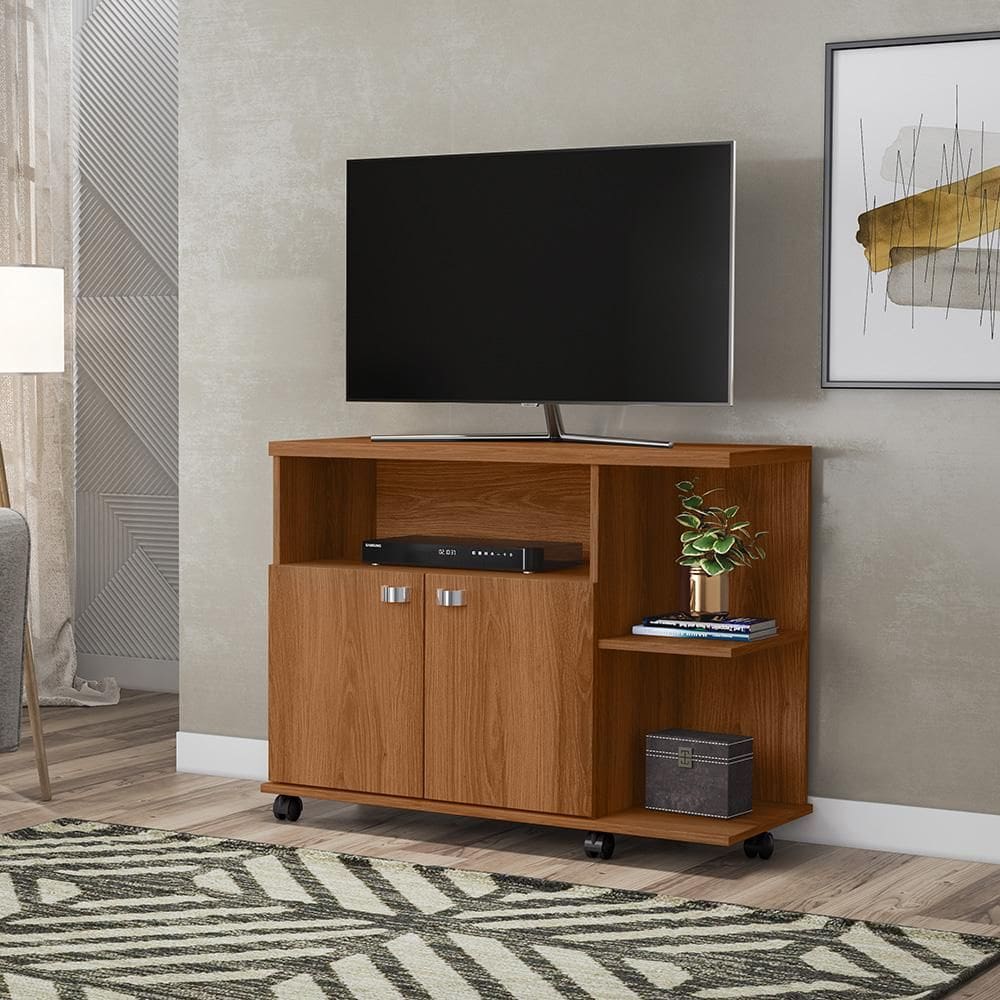 Rack Bancada TV Lisboa - Lukaliam Móveis - Até 32 40 42 50 Polegadas